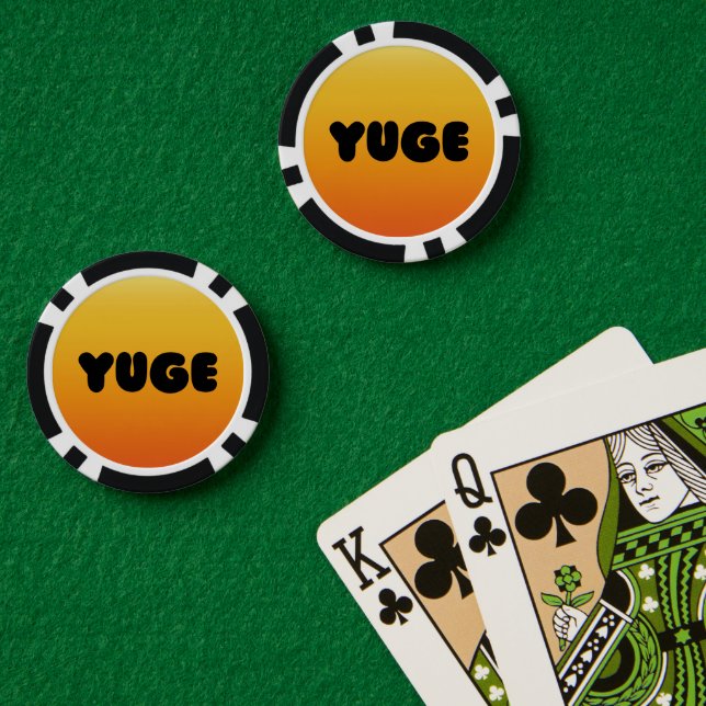 YUGE DESIGN POKER CHIPS (Poker Table (Double))
