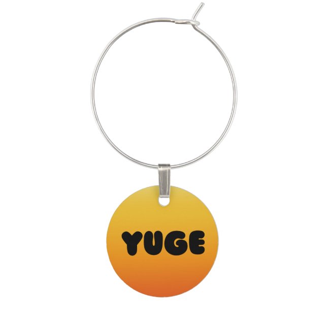 YUGE DESIGN WINE CHARM (Front)