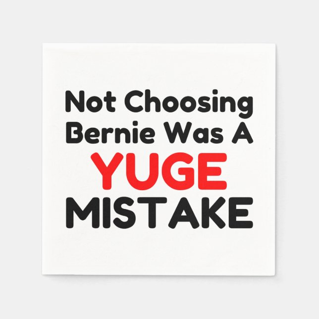 Yuge Mistake Napkins (Front)