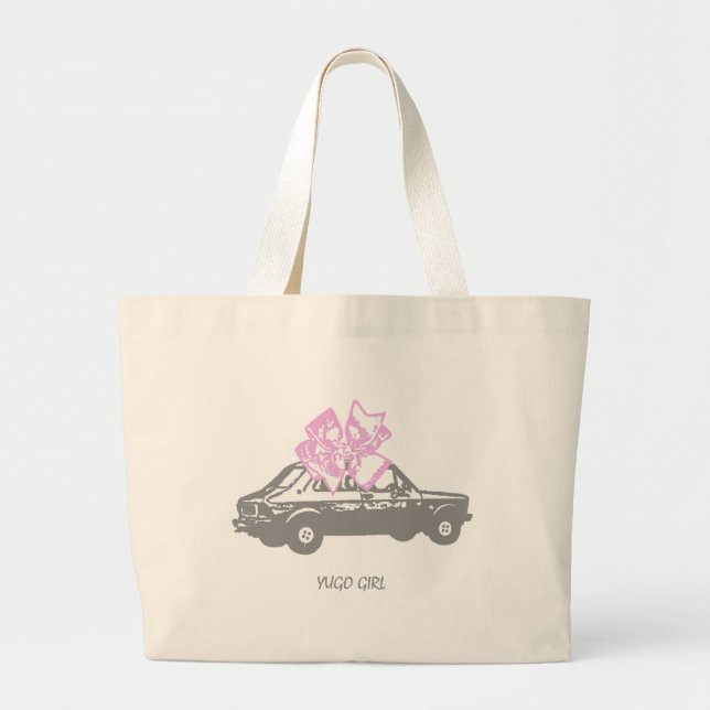 Yugo girl large tote bag (Front)