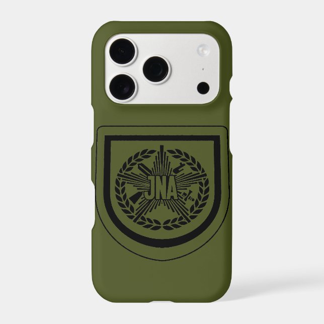 Yugoslav People’s Army (JNA) Emblem – Insignia iPhone Case (Back)