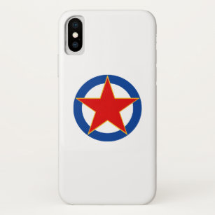Yugoslavia country roundel flag symbol circle army iPhone x case