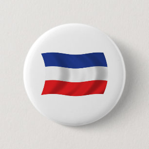 Yugoslavia Flag Button