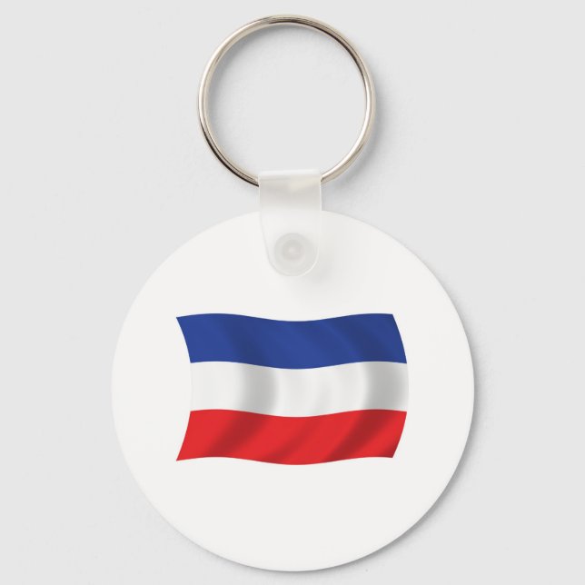 Yugoslavia Flag Keychain (Front)