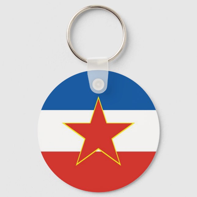 yugoslavia flag keychain (Front)