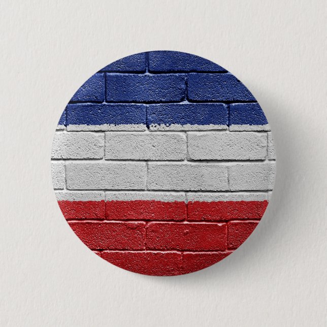 Yugoslavia Kingdom Flag Button (Front)