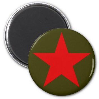 Yugoslavia Red Star Magnet by abbeyz71 at Zazzle