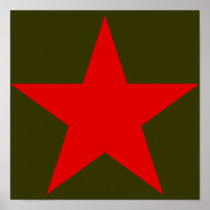 Yugoslavia Red Star Poster