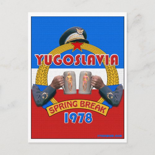 Yugoslavia Spring Break 1978 Travel Postcards