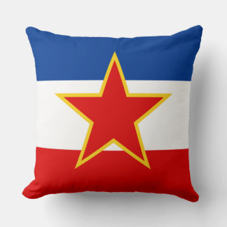 Yugoslavia Throw Pillow