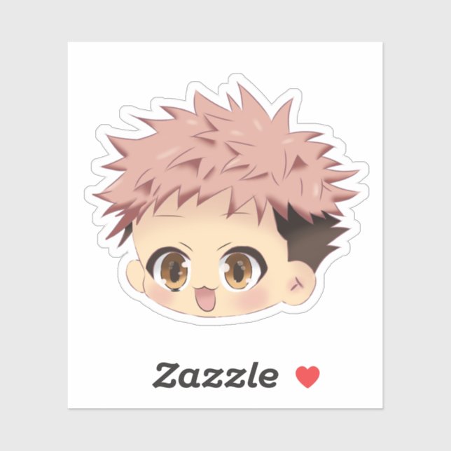 Yuji inspired chibi sticker (Sheet)
