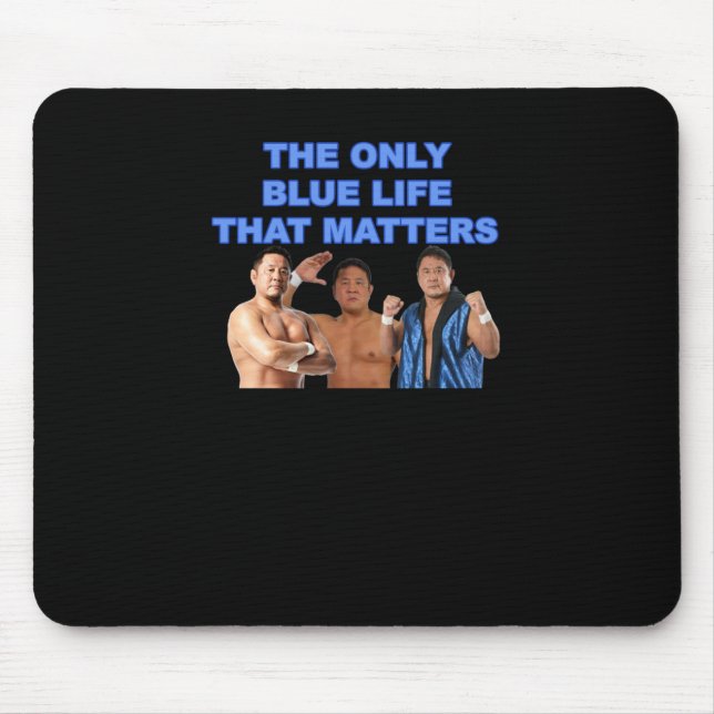 Yuji Nagata Lives Sticker  Mouse Pad (Front)