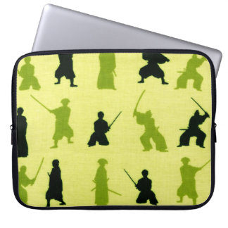 Yuji Samurai Pattern Laptop Sleeve