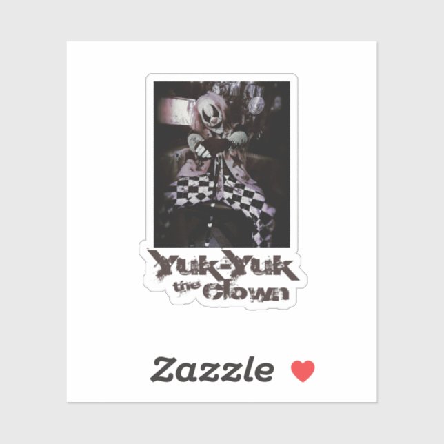Yuk-Yuk The Clown Sticker (Sheet)