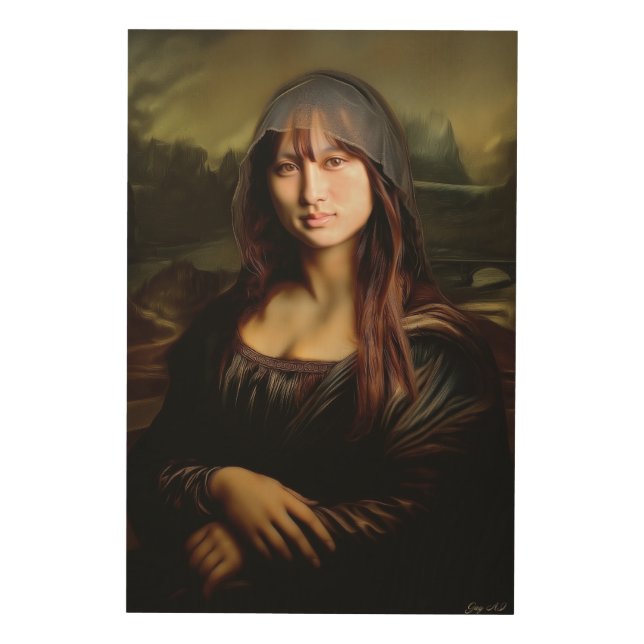 Yuki Lisa Wood Wall Art (Front)