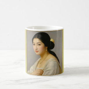 "Yuki Mori" Fine Art Woman's Portrait Coffee Mug