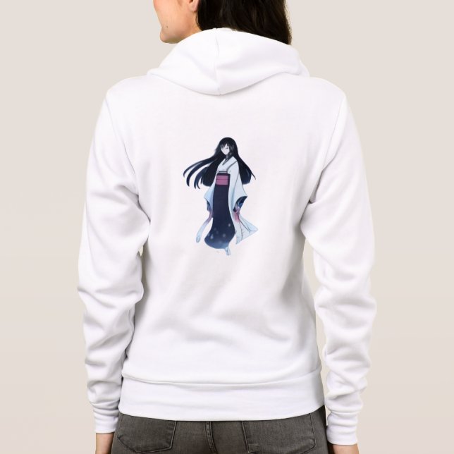 Yuki-onna(japan ghost) hoodie (Back)