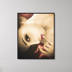 Yuki Wrapped Canvas Print