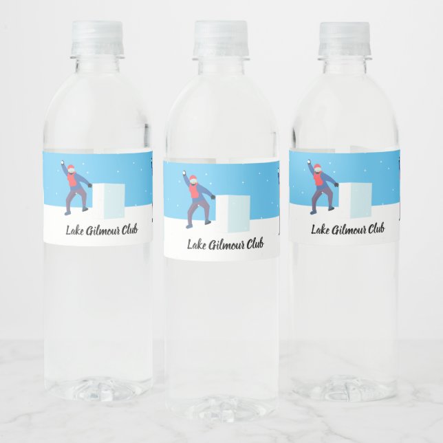 Yukigassen Water Bottle Label (Bottles)