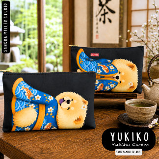 YUKIKO's GARDEN • Storywear • Front Rear views Accessory Pouch