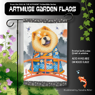 YUKIKO's KIMONO Chow Garden Flag
