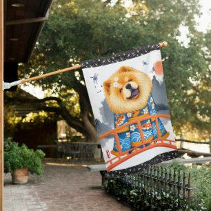 YUKIKO's KIMONO Chow House Flag