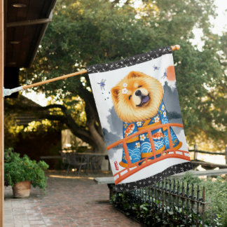 YUKIKO's KIMONO Chow House Flag