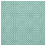 Yukka Green And Hint Of Pink Lattice Tile Pattern Fabric