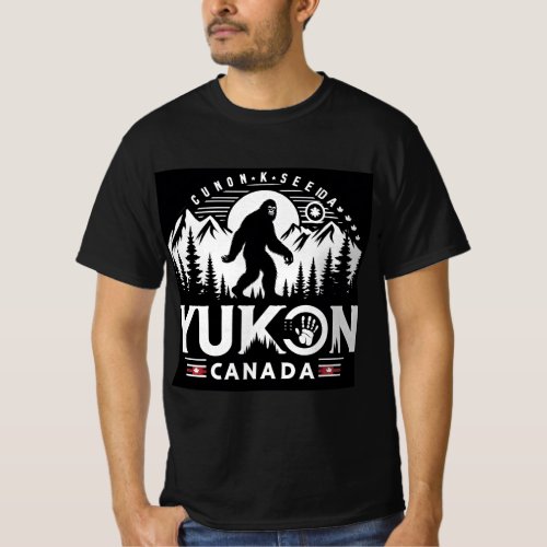 Yukon Canada Bigfoot  T_Shirt