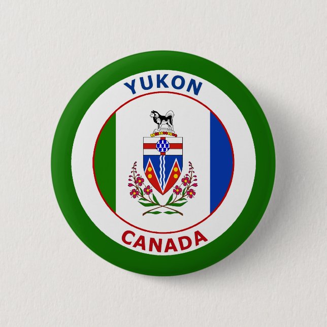 YUKON, CANADA BUTTON (Front)