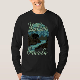 Yukon Canada Nature Bear Mountains Attire For Men T-Shirt