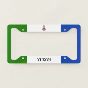 Yukon flag, Canada License Plate Frame