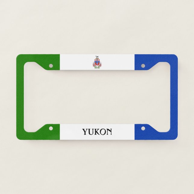 Yukon flag, Canada License Plate Frame (Front)