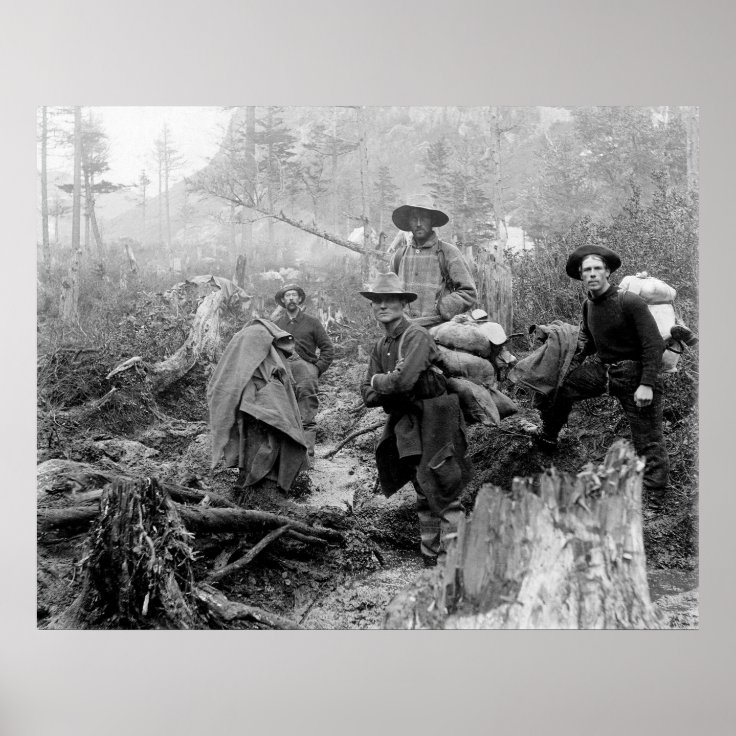 YUKON GOLD RUSH 1897 POSTER | Zazzle