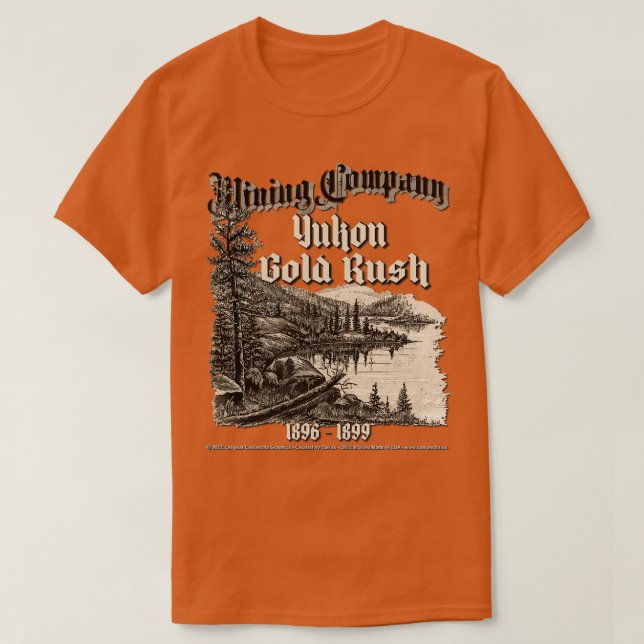 Yukon Gold Rush T-Shirt (Design Front)