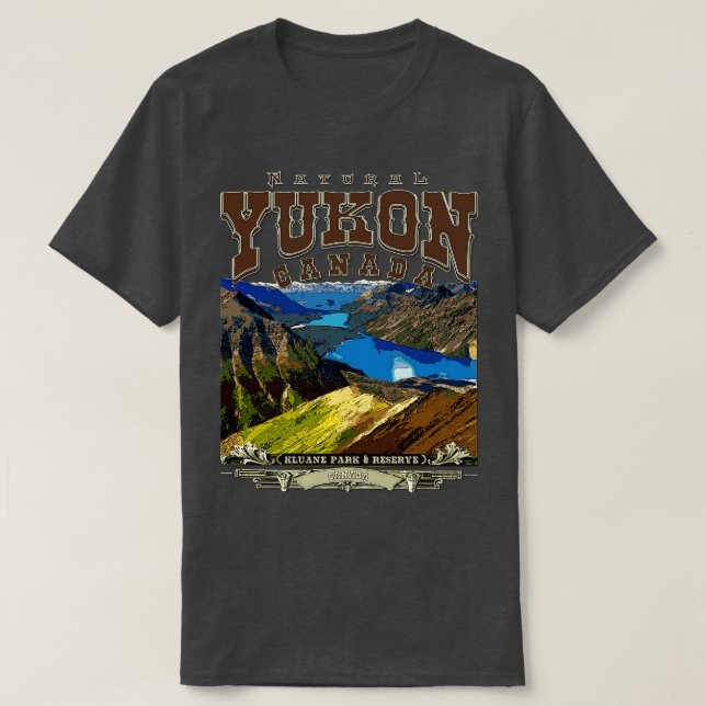Yukon Kluane National Park Canada T-Shirt (Design Front)