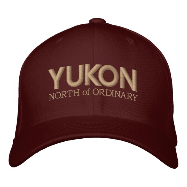 Yukon, North of Ordinary Embroidery Designs Embroidered Baseball Cap |  Zazzle