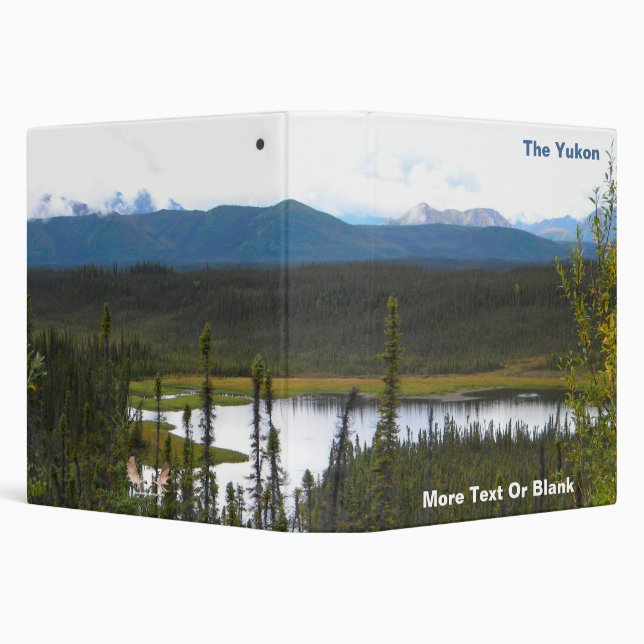 Yukon Pond 3 Ring Binder (Background)