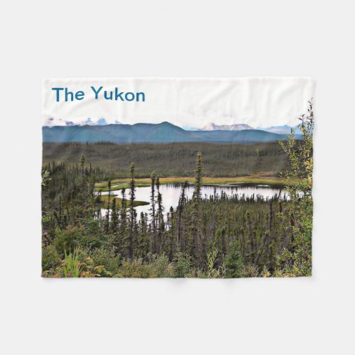 Yukon Pond Fleece Blanket