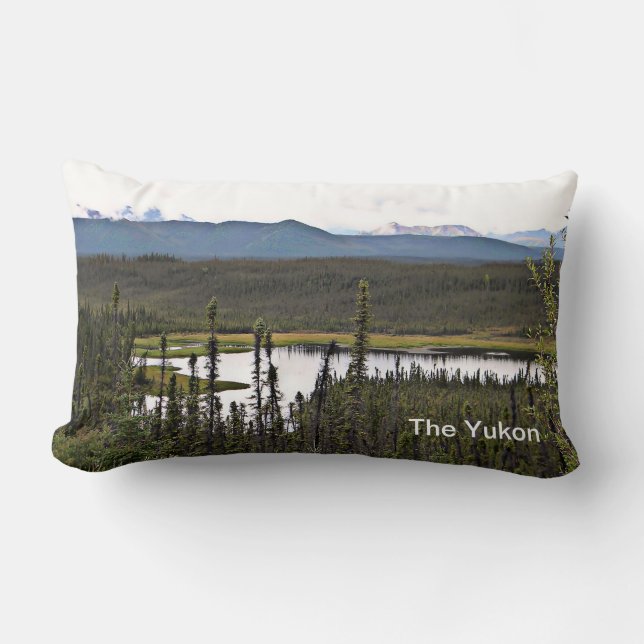 Yukon Pond Lumbar Pillow (Front)