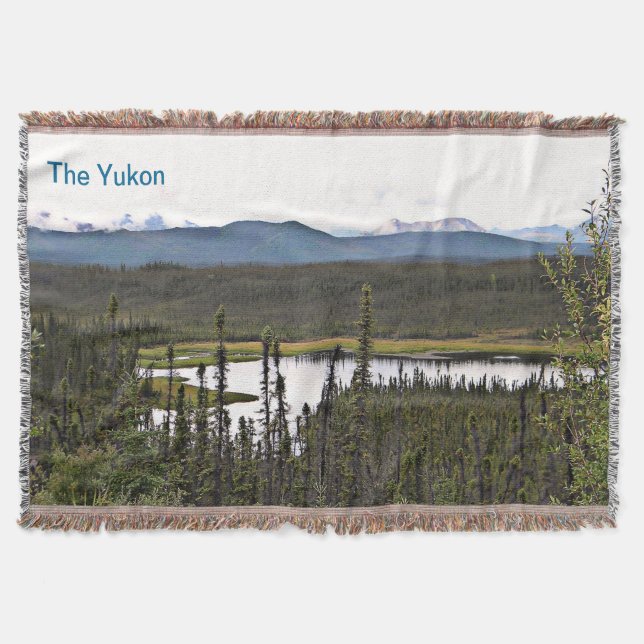 Yukon Pond Throw Blanket (Front)