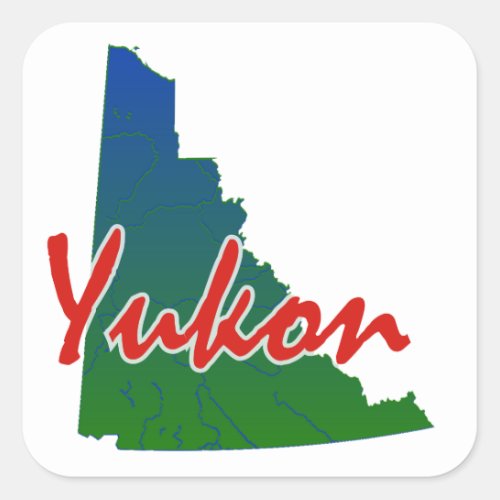 Yukon Square Sticker