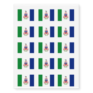 Yukon Territory Flag Temporary Tattoos