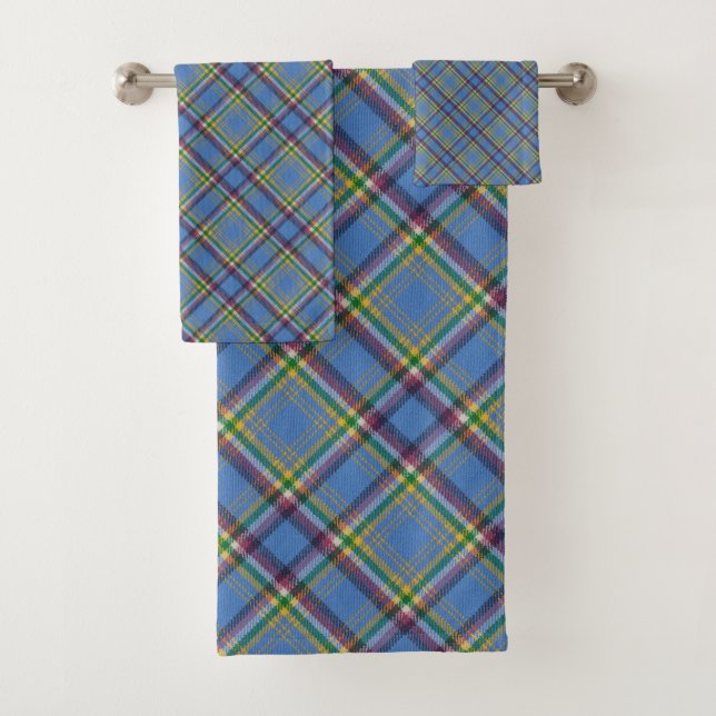 Yukon Territory Original Tartan Bath Towel Set (Insitu)