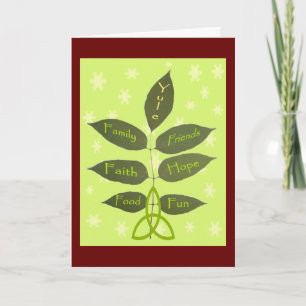 Yule - As The Ash Grows Holiday Card
