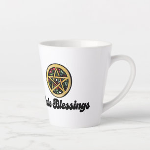 Yule Blessings Latte Mug