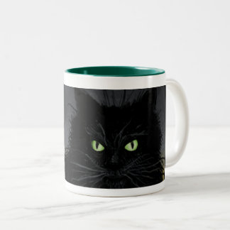 Yule Cat Two-Tone Coffee Mug