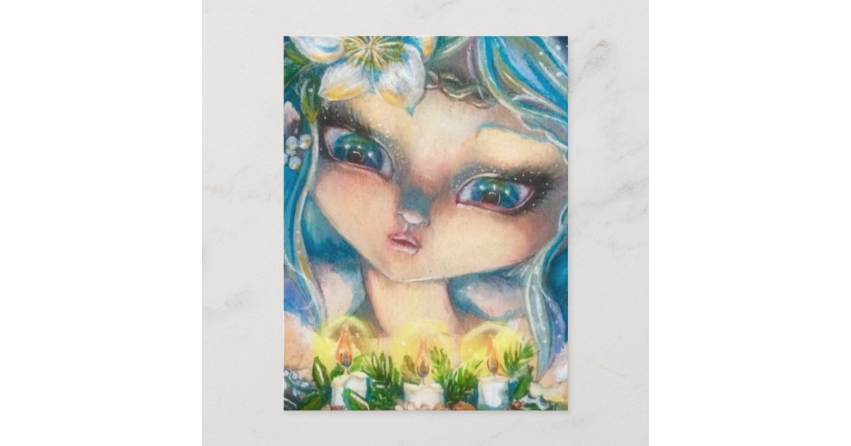 Yule Christmas card Zazzle