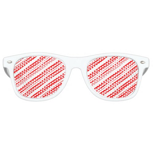 Yule Cool Candy Cane for Donaldus Retro Sunglasses