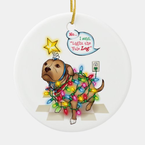 Yule Dog Ornament